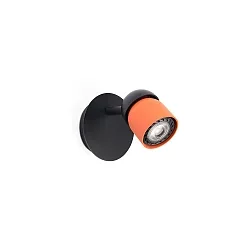 Wandleuchte COCO 1xGU10, IP20, schwarz matt, terracotta