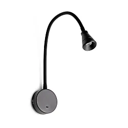 LED Leseleuchte BEL, 3W, 3000K, IP20, schwarz matt