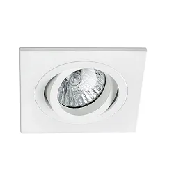 ceiling recessed luminaire RADON SQ GU10 IP20, white matt 