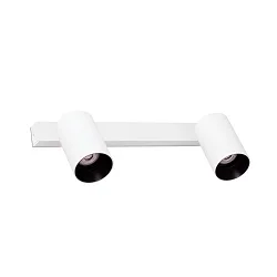 wall and ceiling luminaire STAN 2 flames GU10 IP20, white matt 