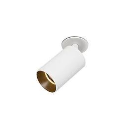Halbeinbau-Richtstrahler STAN, 1xGU10, IP20, 100-240V, dreh- und schwenkbar, weiß matt