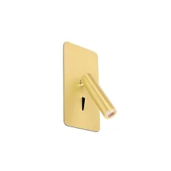 wall recessed luminaire SUAU LED IP20, gold, satined 