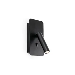 wall luminaire SUAU LED IP20, black matt 