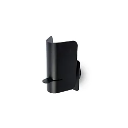 wall luminaire SMILE E27 IP20, black matt 