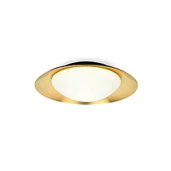 LED Wand- und Deckenleuchte SIDE 390 15W, 3000K, IP20, schwarz, gold