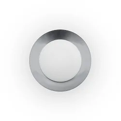 LED Wand- und Deckenleuchte SIDE 450 20W, 3000K, IP20 weiß, nickel