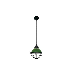 pendant luminaire CLAIRE E27 IP20, green, glossy 