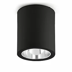 surface luminaire POTE E27 IP20, black matt 