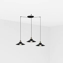pendant luminaire MARLIN 3 flames E27 IP20, antique gold 