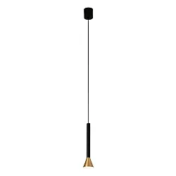 pendant luminaire DANKA LED IP20, gold, satined 