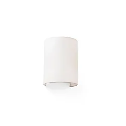 wall luminaire COTTON half round E27 IP20, white matt 