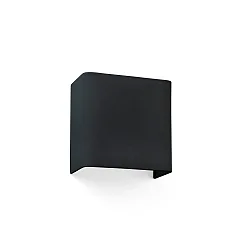 Wandleuchte COTTON SQ 200 1xE27, IP20, quadratisch, schwarz