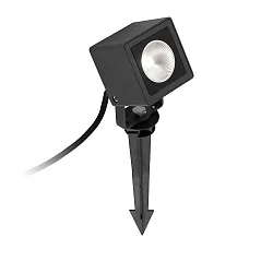 LED Erdspießleuchte SOBEK 7W, 3000K, IP65, schwarz