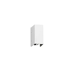 outdoor wall luminaire BLIND up / down, 2 flames LED IP65, white 