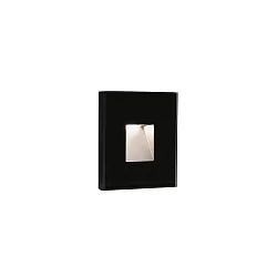 Outdoor LED Wandleuchte DART SQ 100°, 2W, 2700K, IP65, schwarz