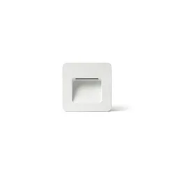 Outdoor LED Wand-Einbauleuchte NASE SQ, IP44, 9.4 x 9.4cm, 220-240V AC, 3W 3000K 109lm 120°, schaltbar, weiß matt