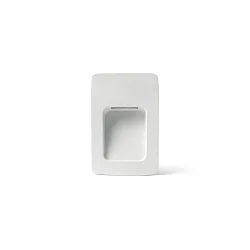 Outdoor LED Wand-Einbauleuchte NASE RCT, IP44, 9 x 13.5cm, 220-240V AC, 3W 3000K 84lm 120°, schaltbar, weiß matt