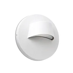 outdoor wall luminaire BROW LED IP44, white matt 