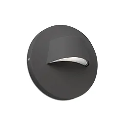 outdoor wall luminaire BROW LED IP44, dark grey 