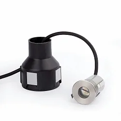 Outdoor LED Boden-Einbauleuchte CURTIS, IP67 IK08, Ø 5.5cm / 8cm, 100-240V AC, 2W 3000K 180lm, befahrbar bis 1.4t, Edelstahl