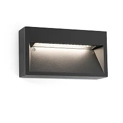 outdoor wall luminaire PATH LED IP44, dark grey 