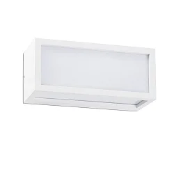Outdoor Wandleuchte TEJO E27, IP54, weiß matt