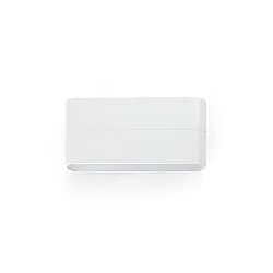 outdoor wall luminaire ADAY 2 flames LED IP54, white matt 