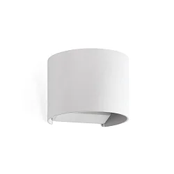 outdoor wall luminaire SUNSET 2 flames LED IP54, white matt 