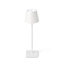 Outdoor LED Tischleuchte TOC 380 2W, 3000K, IP54, weiß matt