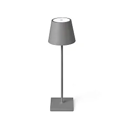 Outdoor LED Tischleuchte TOC 380 2W, 3000K, IP54, grau