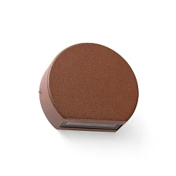 outdoor wall luminaire PILL LED IP54, rust brown 