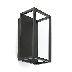 Outdoor LED Wandleuchte KELA 7W, 2700K, IP67, schwarz