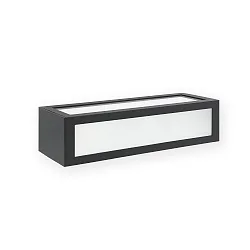 wall luminaire NATRON E27 IP54, dark grey 