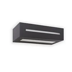 wall luminaire WEST E27 IP54, dark grey 