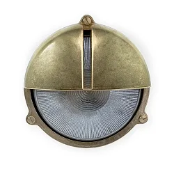 wall luminaire TIMON E27 IP44, brass 