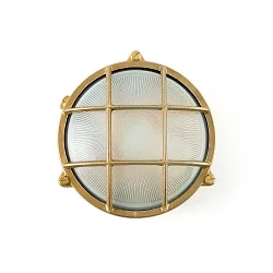 wall luminaire NORAY E27 IP44, brass 