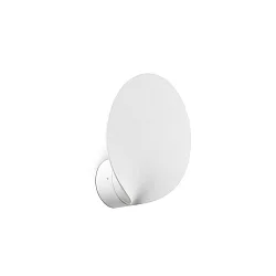 outdoor wall luminaire LOTUS rigid, indirect LED IP65, white matt 