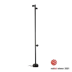 floor lamp BROT 1800 LED IP65, black 