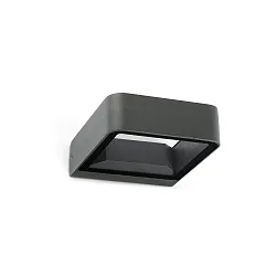 Outdoor LED Wandleuchte AXEL, 6W, 3000K, IP65, dunkelgrau