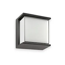 Outdoor LED Wandleuchte HIKARI 10W, 3000K, IP65, dunkelgrau