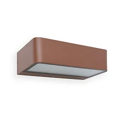 outdoor wall luminaire TAKUA LED IP65, rust brown 