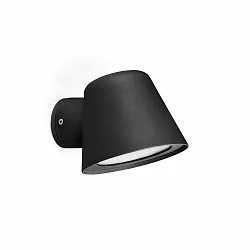 outdoor wall luminaire GINA GU10 IP44, black matt 