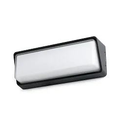 Outdoor LED Wandleuchte HALF 20W, 3000K, IP65, dunkelgrau