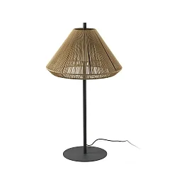 outdoor floor lamp SAIGON OUT E27 IP44, dark grey, ochre yellow 
