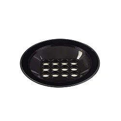 floor recessed luminaire TRAS 25L / 40° / 700MA 12 flames, rigid IP67, black matt dimmable