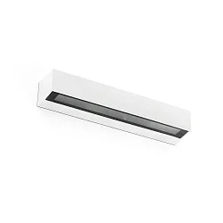 outdoor wall luminaire DORO 380 2 flames LED IP65, white matt 