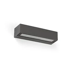 outdoor wall luminaire LAKO LED IP65, dark grey 