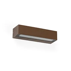 outdoor wall luminaire LAKO LED IP65, rust brown 