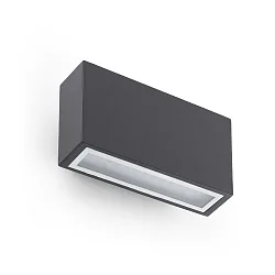 Outdoor LED Wandleuchte TANE 2 flammig, 7W, 3000K, IP44, dunkelgrau
