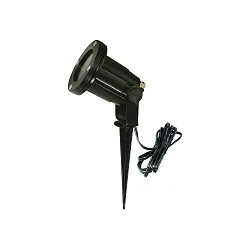 Spießleuchte TONO 1xGU10, IP44, schwarz matt